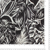 Mix of Printed Rayon and Nylon - HAVANA II - 003 - Black