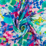 Mix of Printed Rayon and Nylon - HAVANA II - 005 - Hot Pink