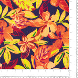 Mix of Printed Rayon and Nylon - HAVANA II - 008 - Indigo