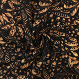 Mélange de Rayonne et Nylon imprimé - HAVANA II - 013 - Noir