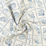 Mix of printed rayon and Linen  - SUMMER ESSENTIALS - 002 - Offwhite