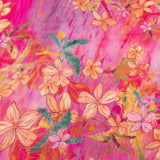 Mix of printed rayon and Linen  - SUMMER ESSENTIALS - 004 - Pink