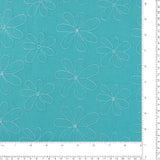Broderie EN FLEUR - 002 - Turquoise