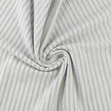 Cotton /Linen Stripe - CAYMAN - 002 - Light Blue