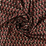 Printed Satin - Victoria - 004 - Dusty rose