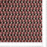 Printed Satin - Victoria - 004 - Dusty rose
