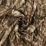 Printed Satin - Victoria - 007 - Brown