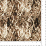 Printed Satin - Victoria - 007 - Brown