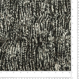 Satin imprimé - VICTORIA - 009 - Ivoire