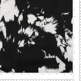 Printed Satin - Victoria - 010 - Black