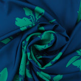 Satin imprimé - IBIZA - 006 - Royal