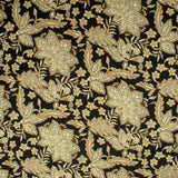 Satin imprimé - NORA - 003 - Noir