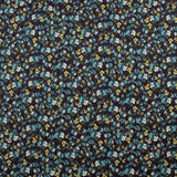 Satin imprimé - NORA - 007 - Aubergine