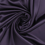 Stretch Matte Satin - CLICHY - Dark Plum
