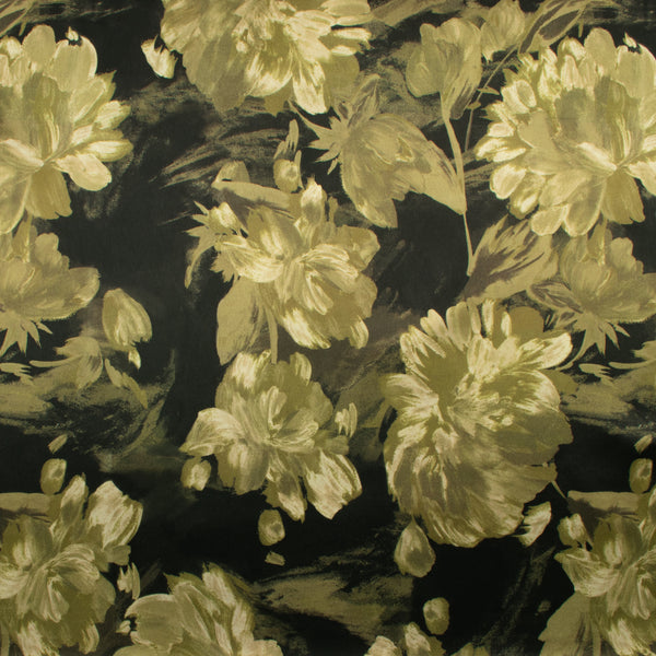 Printed Satin - GEMELLA - 002 - Black