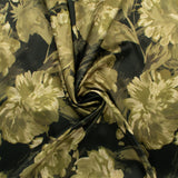 Satin imprimé - GEMELLA - 002 - Noir