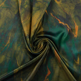 Satin imprimé - GEMELLA - 003 - Vert