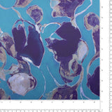 Printed Satin - GEMELLA - 005 - Blue