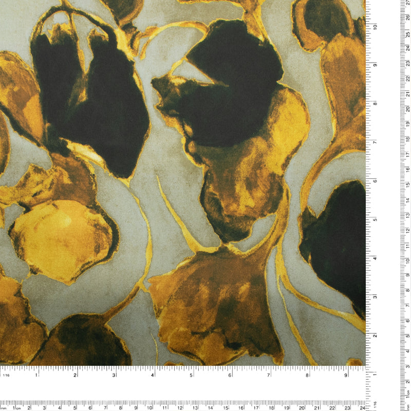 Printed Satin - GEMELLA - 006 - Slate