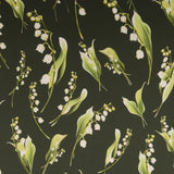 Satin imprimé - <COVENT GARDEN> - 004 - Vert