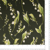 Satin imprimé - <COVENT GARDEN> - 004 - Vert