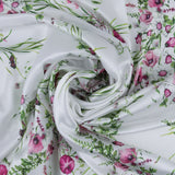 Printed Satin - COVENT GARDEN - 005 - Offwhite