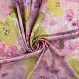 Printed Satin - ELEGANZA - 003 - Rose