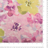 Printed Satin - ELEGANZA - 003 - Rose