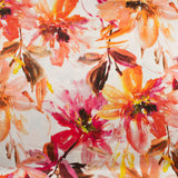 Printed Satin - ELEGANZA - 005 - Red
