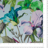 Printed Satin - LAST DANCE - 001 - Light Blue