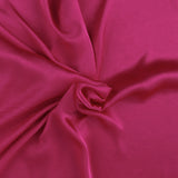 Satin soyeux uni - SIENNA - 002 - Pivoine Rose