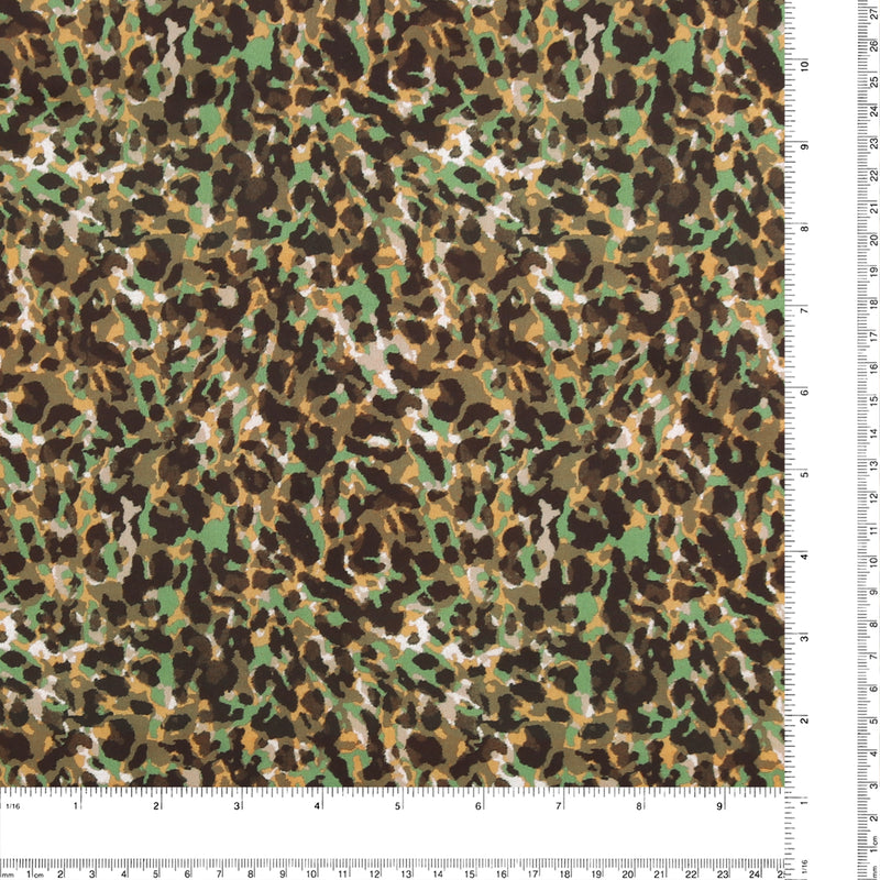 Satin Print - AROMA - 078 - Brown