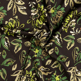 Satin Print - VERDE - 077 - Black
