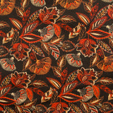 Satin imprimé - CLARISSA - 005 - Noir