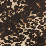 Satin imprimé - CLARISSA - 008 - Brun