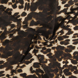 Satin imprimé - CLARISSA - 008 - Brun