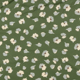 Satin imprimé - CLARISSA - 011 - Olive