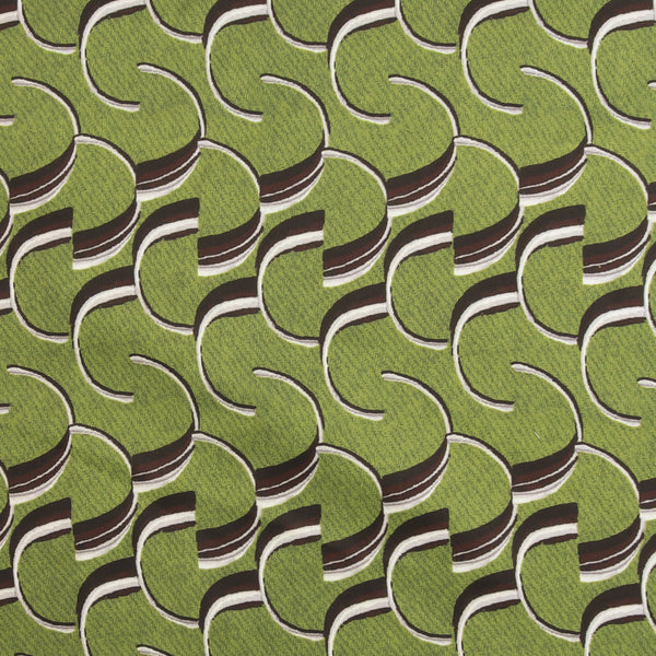 Satin Print - CLARISSA - 012 - Moss