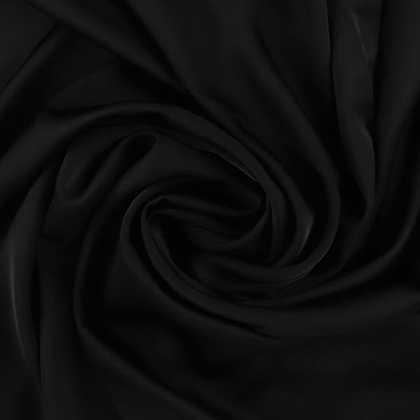 Double Satin Solid - SOIREE - 005 -Black