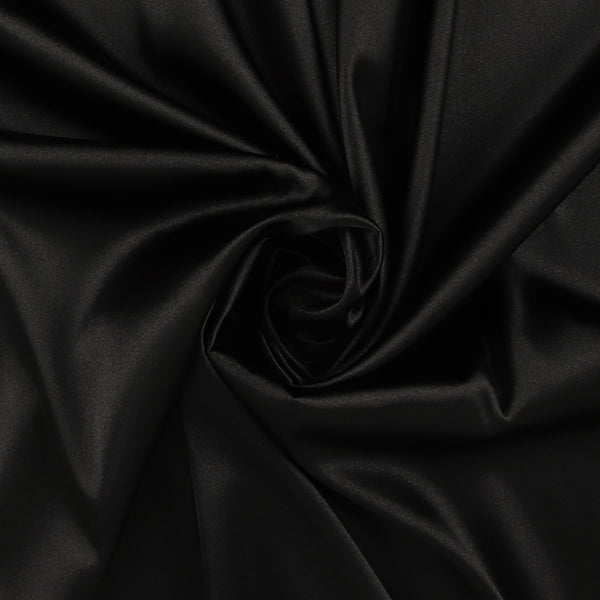 Satin Solid - AUTUMN EMBERS - 002 - Black