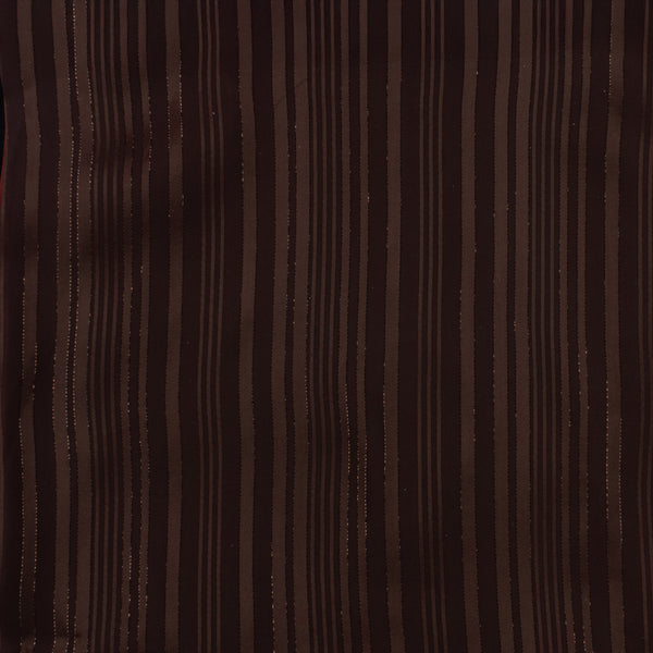 Striped Chiffon Solid - CANNES - 002 - Chocolate