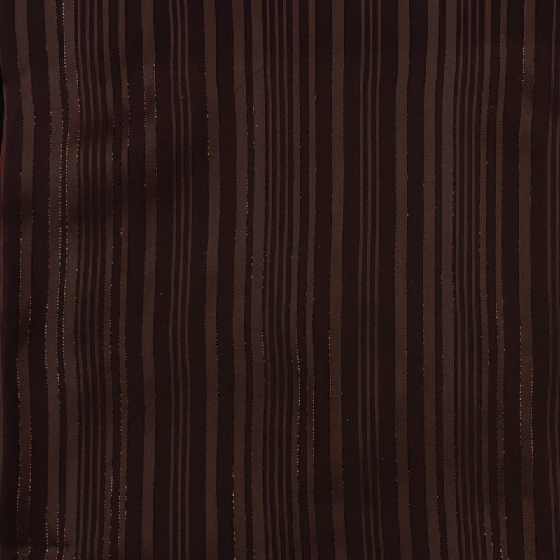 Striped Chiffon Solid - CANNES - 002 - Chocolate
