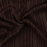 Striped Chiffon Solid - CANNES - 002 - Chocolate