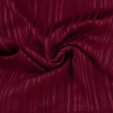 Striped Chiffon Solid - CANNES - 003 - Burgundy