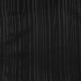 Striped Chiffon Solid - CANNES - 004 - Black