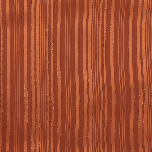 Striped Chiffon Solid - CANNES - 005 - Cinnamon
