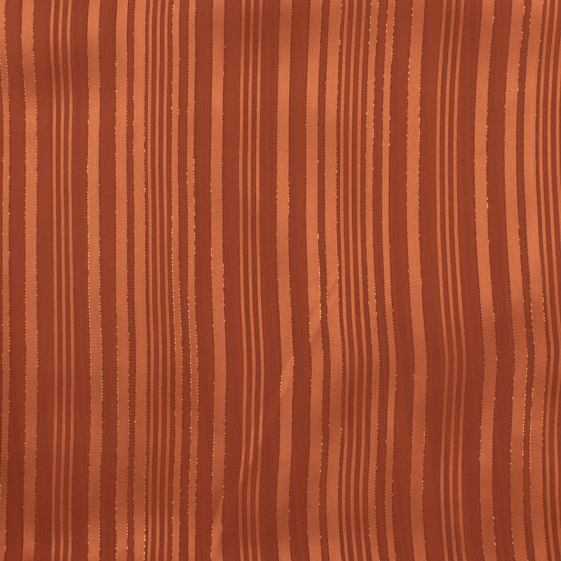 Chiffon rayé uni - CANNES - 005 - Cannelle