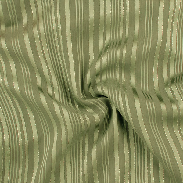 Striped Chiffon Solid - CANNES - 006 - Khaki