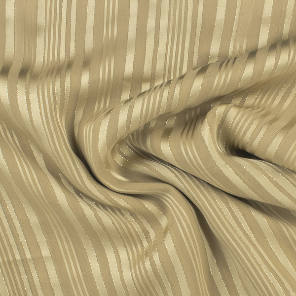 Striped Chiffon Solid - CANNES - 007 - Neutral