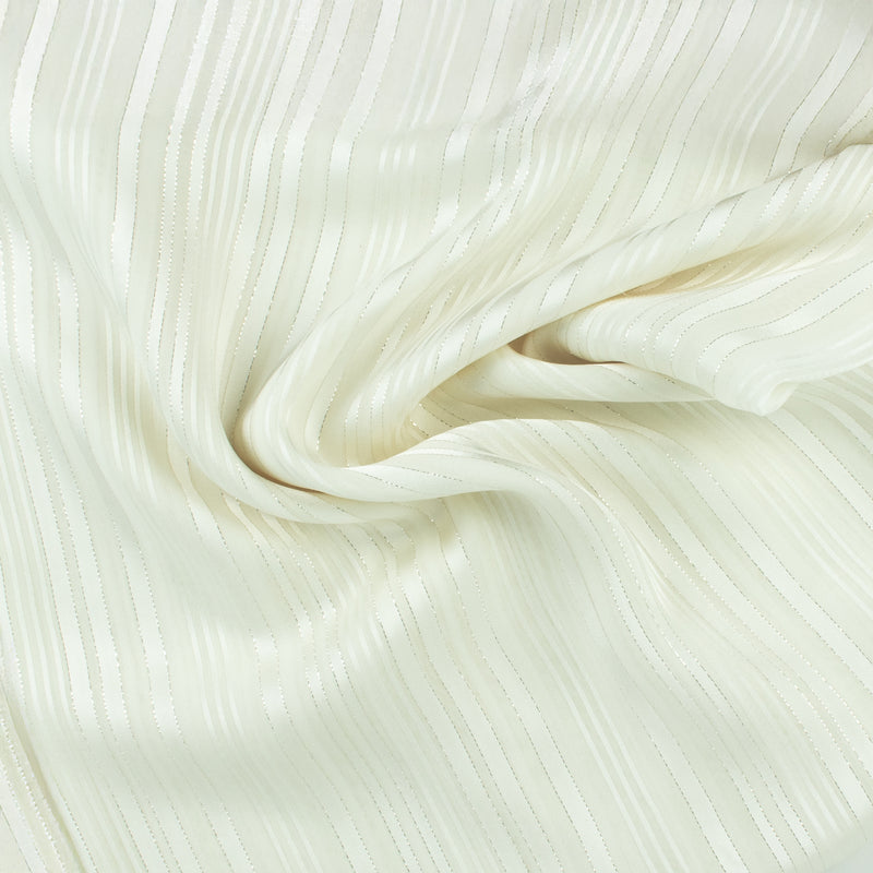 Chiffon rayé uni - CANNES - 008 - Os